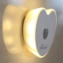 Длинный срок службы перезаряжаемый PIR датчик движения светодиодный светильник для шкафа для кухни шкаф туалет лестница прихожая спальня настенный светильник