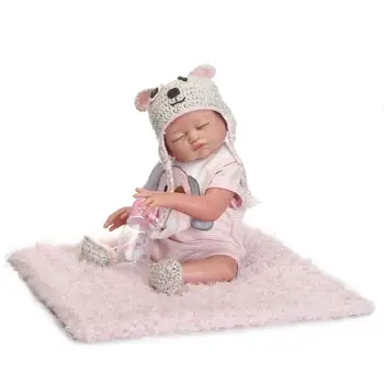 

Cute Baby Dolls Pink Pup Fashionable Play House Toy Lovely Simulation Baby Doll With Clothes Size 20" Accompany With You