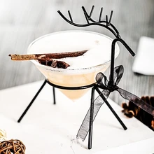 Железная оправа олень Mi-lu молекулярное коктейльное стекло свадебное шампанское Coupes конус Muller мартини вино Vidro вечерние бар Mixologist чашка