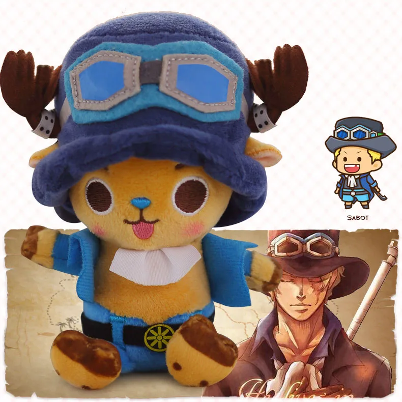 1 шт. рождественские подарки цельный Чоппер cos ACE/Luffy/Law/Sanji/багги/Pinky/Sabo 30 см аниме