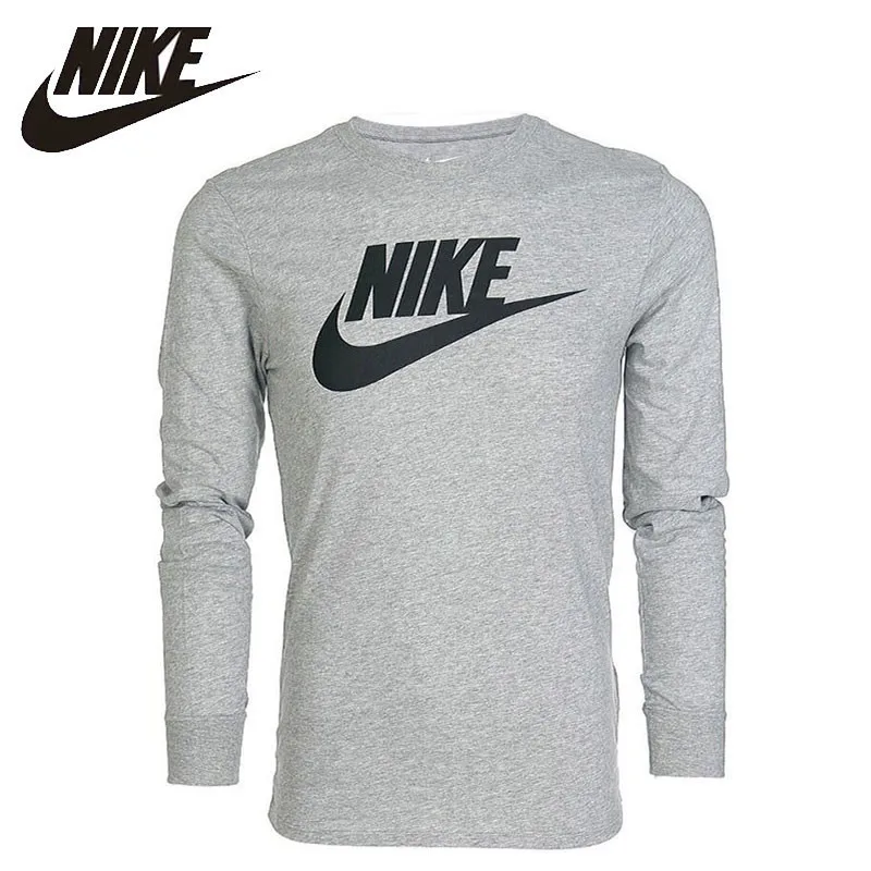 

Nike Original FUTURA ICON Men's Skateboarding T-shirts Long Sleeve Sportswear Ultra-light Breathable Sweatshirt #708467-010-063