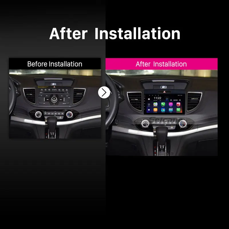 Seicane Android 9,0 9 дюймов gps навигация радио для 2011- Honda CRV головное устройство Автомобильный мультимедийный плеер камера заднего вида 3g WiFi