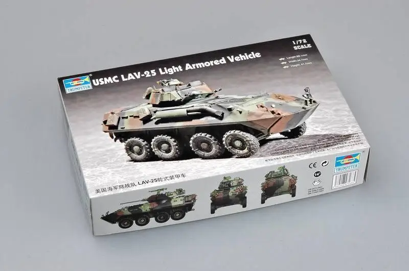 Trumpeter 1/72 07268 USMC LAV-25 Light Armored Vehicle | Игрушки и хобби