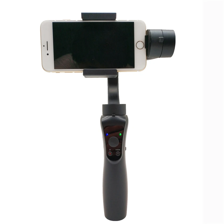 

High Quality 3-Axis Handheld Gimbal Stabilizer Bluetooth APP Scan Two way Charging Stabilizer for iphone IOS Android Cellphone