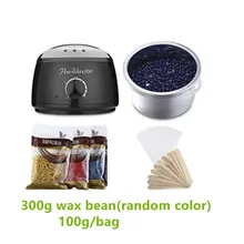 500 мл нагреватель воска горшок машина+ 300 г воск бобы салон спа удаление волос горячий парафин рука Ноги Уход за телом инструмент Pro-Wax100