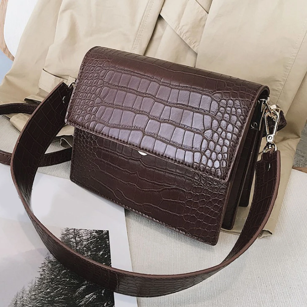 أزياء المرأة بو الجلود التمساح نمط حقائب اليد الفاخرة العلامة التجارية خمر تمساح الكتف Crossbody حقيبة سستة حمل مخلب أزياء المرأة بو الجلود التمساح نمط حقائب اليد الفاخرة العلامة التجارية خمر تمساح الكتف Crossbody حقيبة سستة حمل مخلب