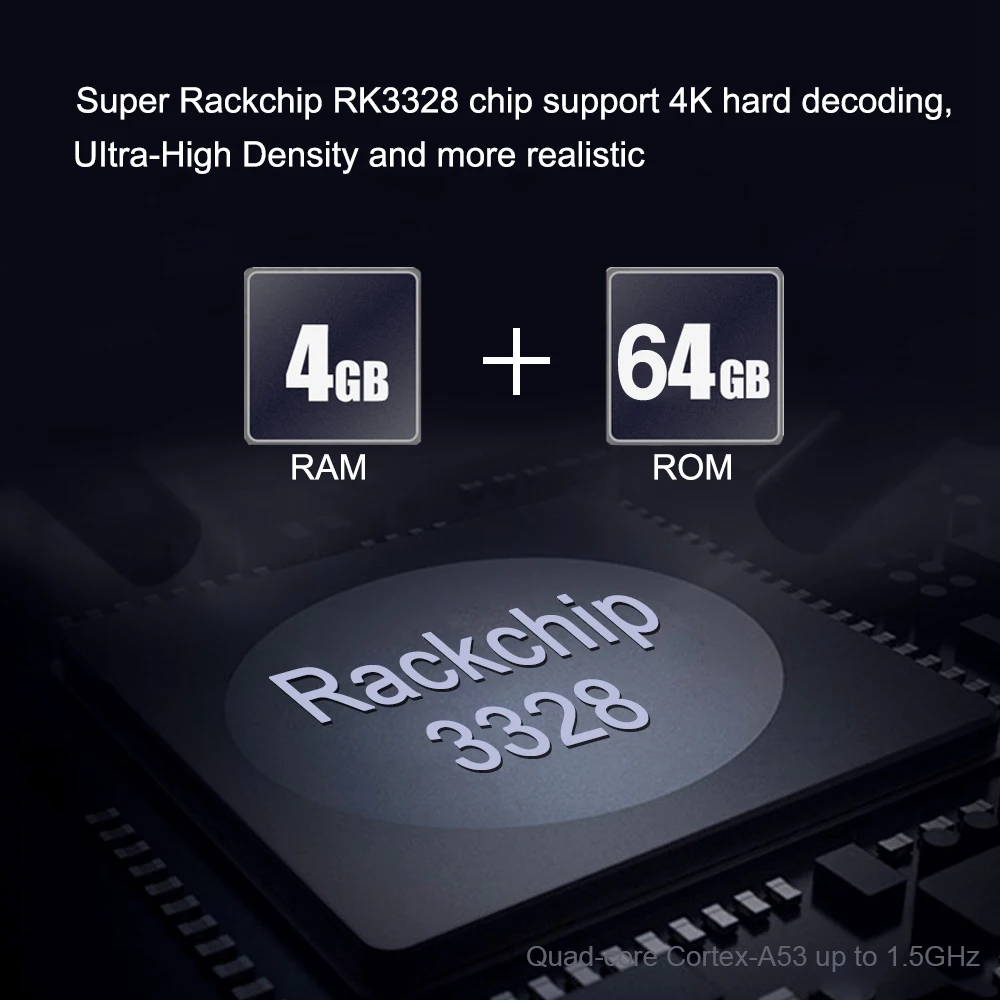 Android 9.0 Tv Box 4Gb Ram 64Gb Rom X88 Max Plus Rk3328 Quad Core Type-C 2.4G/5Ghz Dual Wifi Bt4.0 4K Smart Set Top Box