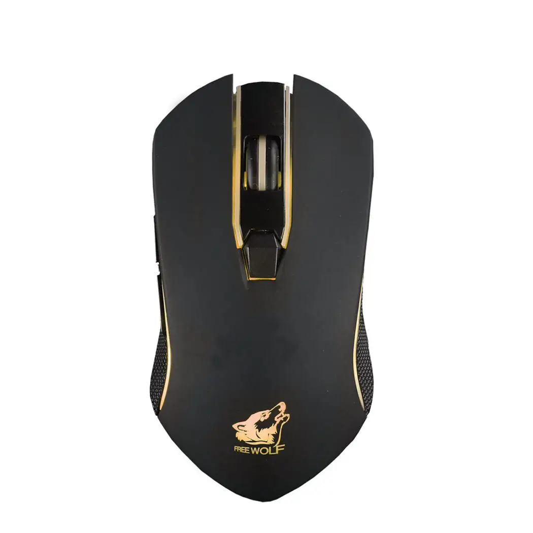 

2.4G Wireless Mouse 6 Buttons 2400DPI 2-3 Hours Optical 1 x AA Battery Gaming Mouse 10 Meters for PC Laptop