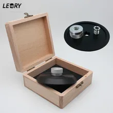 LEROY поворотные столы, Дисковый стабилизатор, записывающий зажим, поворотный стол, вибрация, сбалансированный с деревянной коробкой для LP поворотного стола, высокое качество