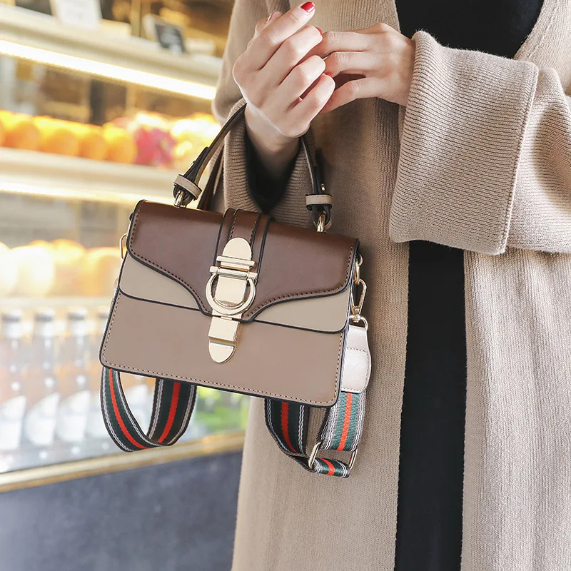 

2019 New Fashion Metal Buckle Women Shoulder Bag Luxury Female Designer Handbags Clutch Bag Ladies Messenger Bags Bolsos Mujer