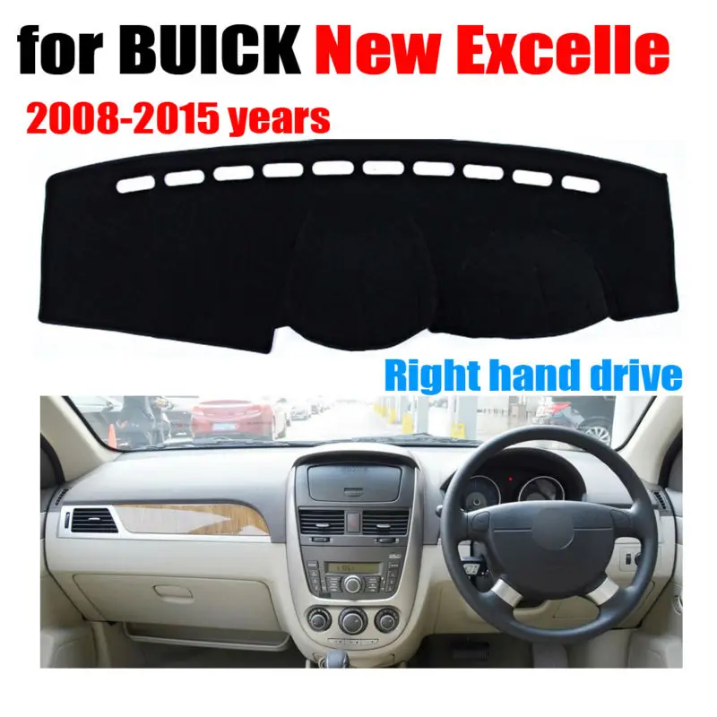 Car dashboard covers mat for Buick New Excelle 2008 2015 Right hand