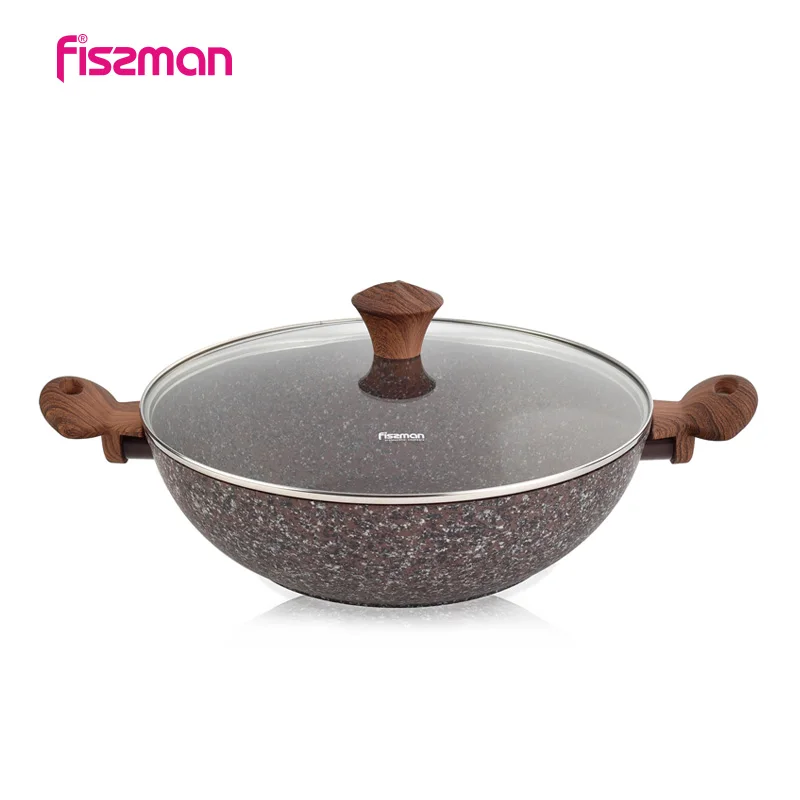 

Fissman Aluminum Alloy WOK WITH TWO SIDE HANDLE