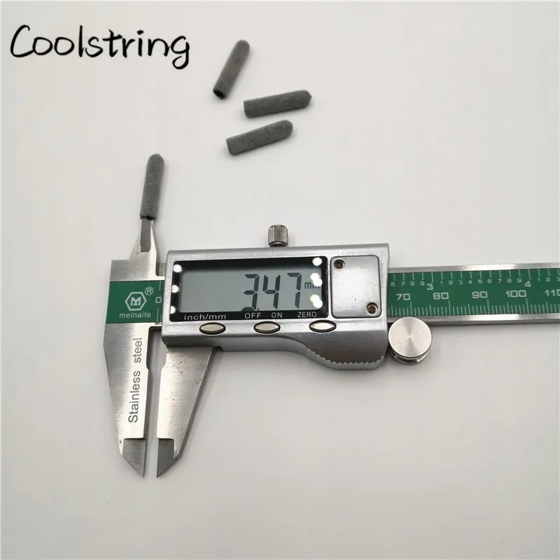 Coolstring 4pcs/1Set 5*22mm Close Mouth 3M Reflective Plastic Aglets DIY Round Grey Bullet Tips For Hoodies Laces Shoelaces Head