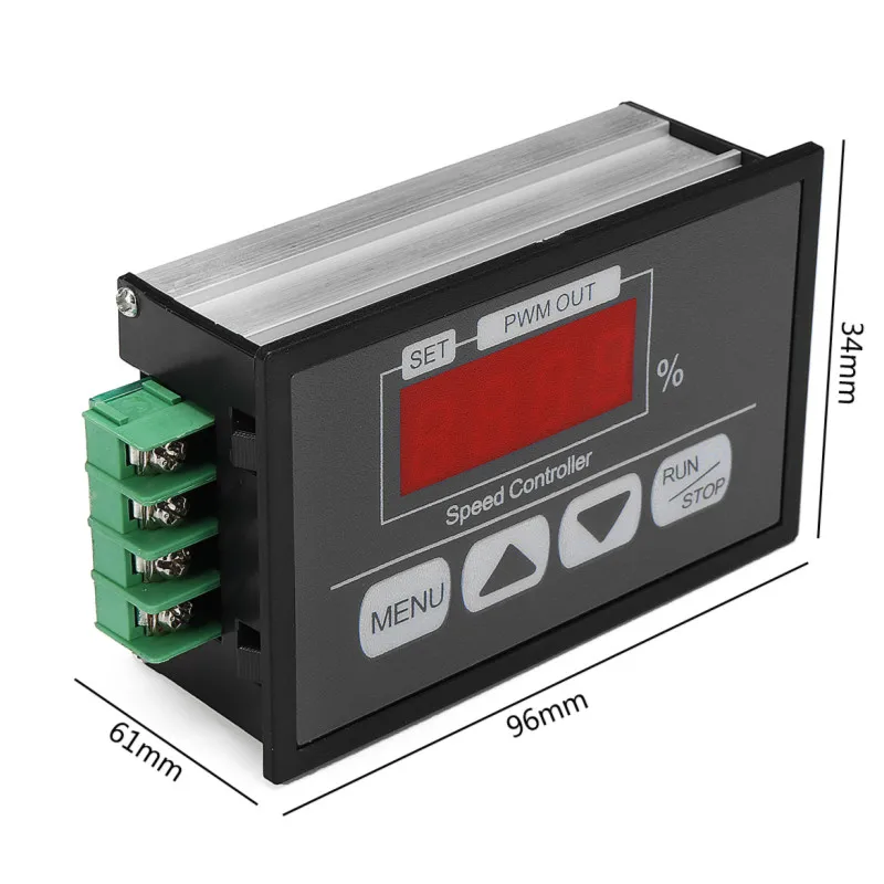 Регулируемый 30A PWM 6-12 В DC контроллер скорости двигателя модуль цифровой дисплей регулятор скорости регулятор мощности переключатель