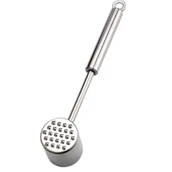 

Stainless Steel Meat Tenderizer Meat Mallet Pounder Tenderize Slabs of Steak Pork Kitchen Tools Pyramid-shaped
