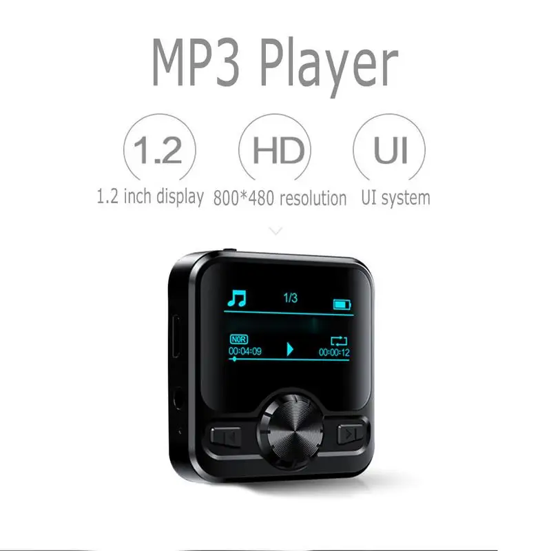 

1.2" Sport HIFI MP3 Player Voice Recorder Bluetooth4.2 8G Recording Pen IPX6 Waterproof With E-book DSD Sound FM Radio Repeater