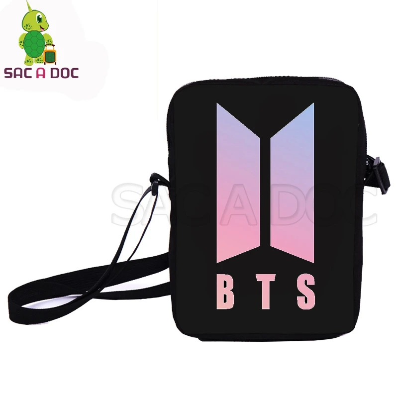 

Kpop BTS Bangtan Boys Mini Messenger Bag Women Men Crossbody Handbag Purses JIMIN/JUNGKOOK/SUGA Travel Shoulder Bags Fans Gift