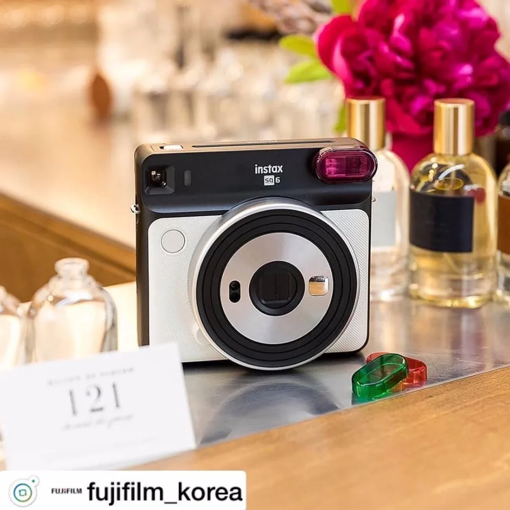 Камера для мгновенной печати Fujifilm Instax SQUARE SQ6 5 цветов золотистая Графитовая серая