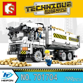 

Engineering Earth moving vehicle Technique Building Blocks Bricks Technic series Model toy Sembo 701704