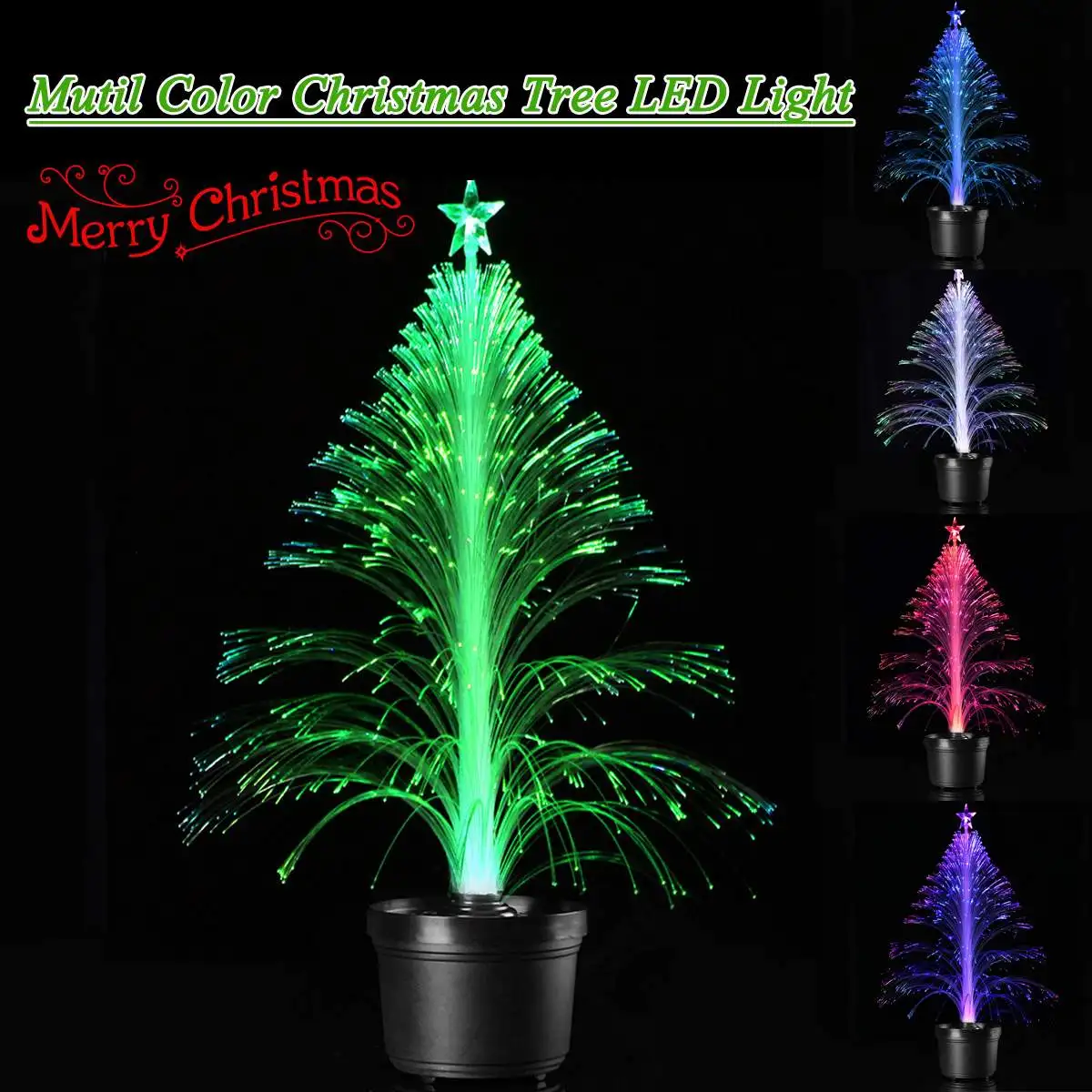 

LED Optic Fiber Lights Colorful led Lights Decoration for Home Room Children Gift Holiday Christmas Tree Night Light