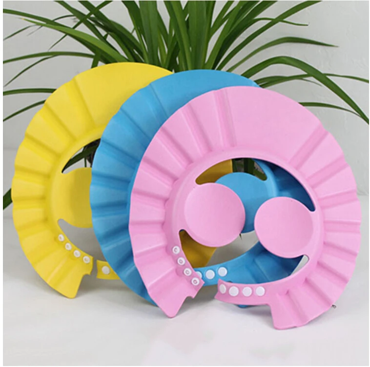 3 Color Soft Adjustable Baby Shower Cap Protect Children Kid Shampoo Bath Wash Hair Shield Hat Waterproof Prevent Water Into Ear 3 Color Soft Adjustable Baby Shower Cap Protect Children Kid Shampoo Bath Wash Hair Shield Hat Waterproof Prevent Water Into Ear