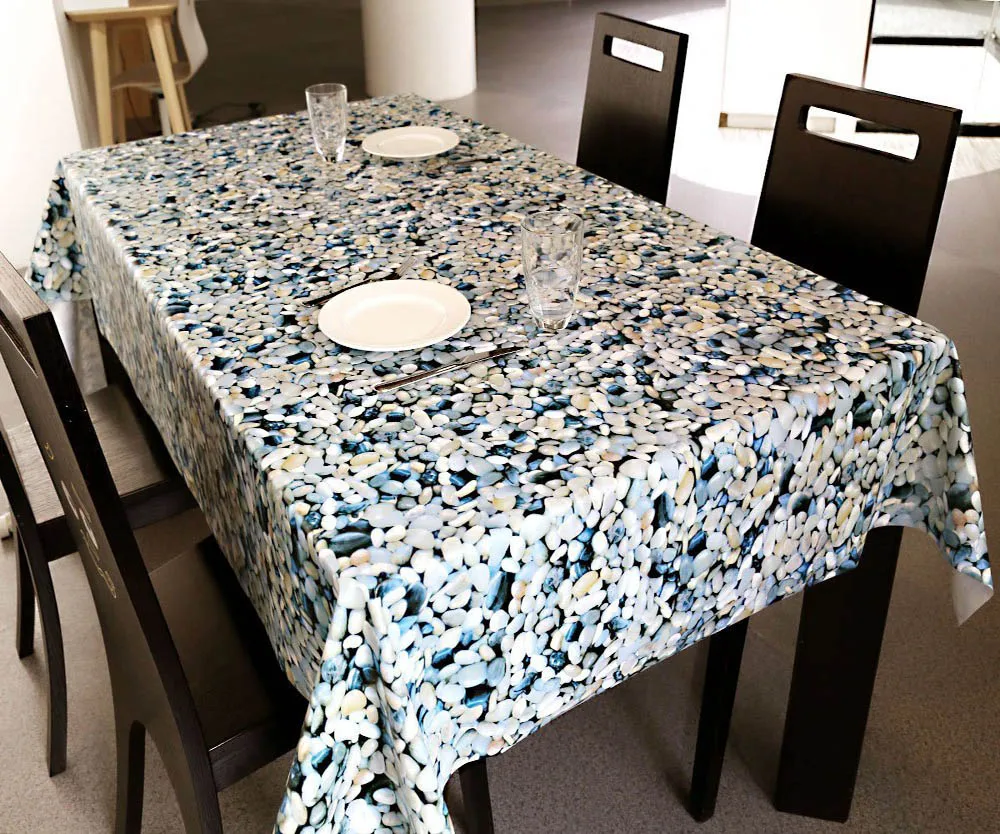 

Heavy Weight Vinyl Rectangle Table Cover Wipe Clean Pvc Tablecloth Oil-proof/waterproof Stain-resistant/mildew-proof