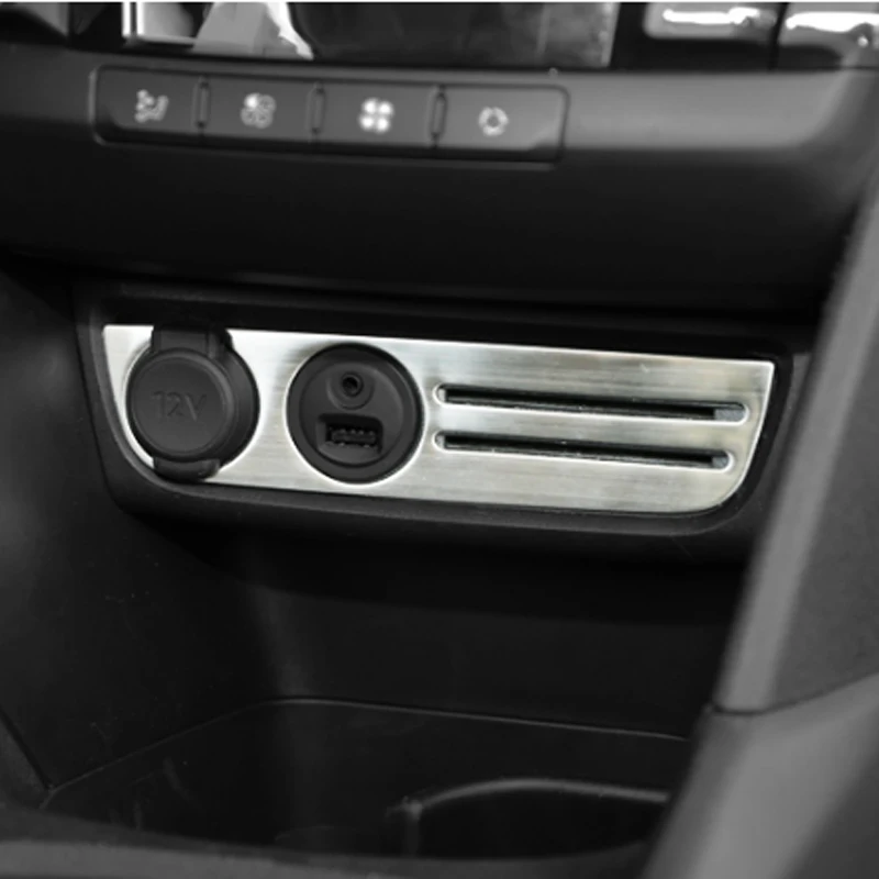 Декоративные наклейки для прикуривателя из нержавеющей стали защиты автомобиля