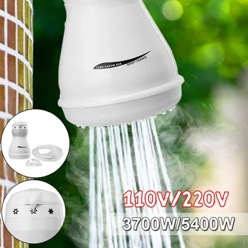 

5400W 110V/220V Electric Shower Head Instant Water Heater+ Hose Bracket