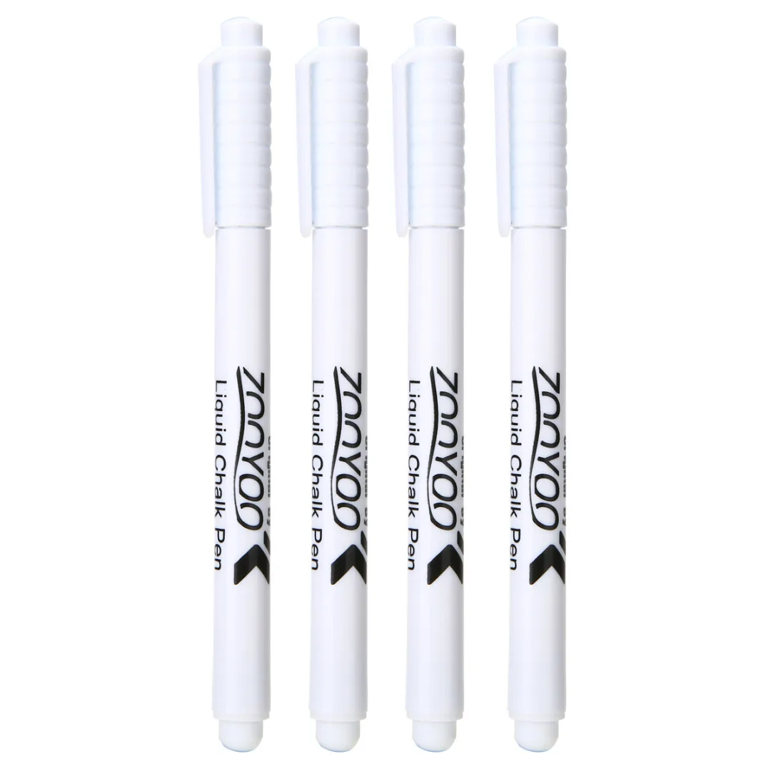 White Liquid Chalk Pen 13.5cm Ink Pens Marker Writing Tool for Glass Windows Chalkboard Blackboard Home School Supplies | Дом и сад