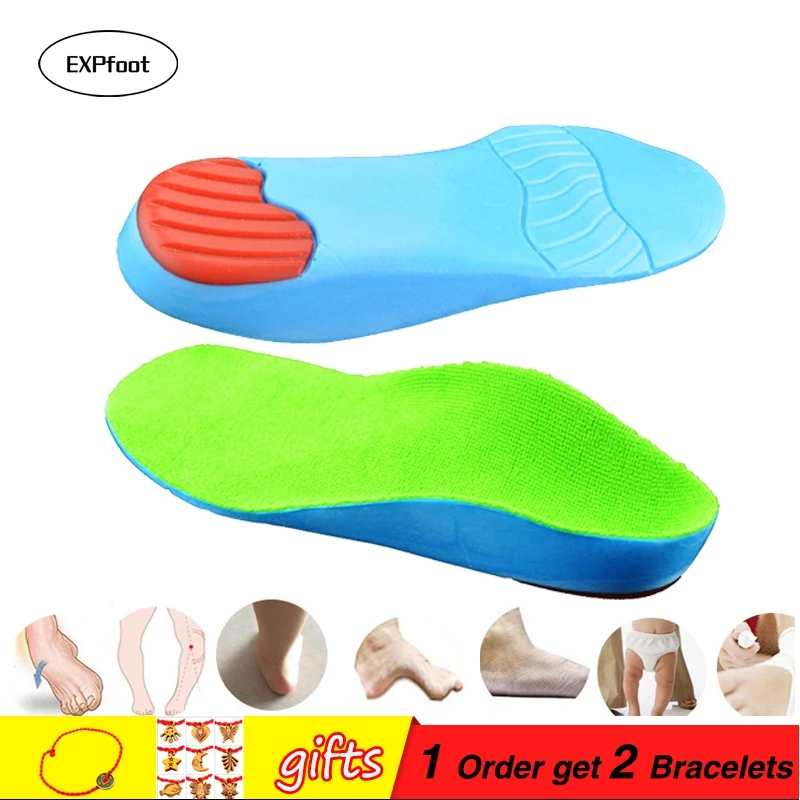 

Kids Children EVA orthopedic insoles for children shoes flat foot arch support orthotic Pads Correction health feet care w046