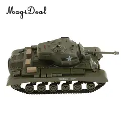 MagiDeal 1:30 2,4 ГГц радио Управление M26 Першинг модель военного танка Игрушка Дети играют Радиоуправляемый автомобиль для дня рождения