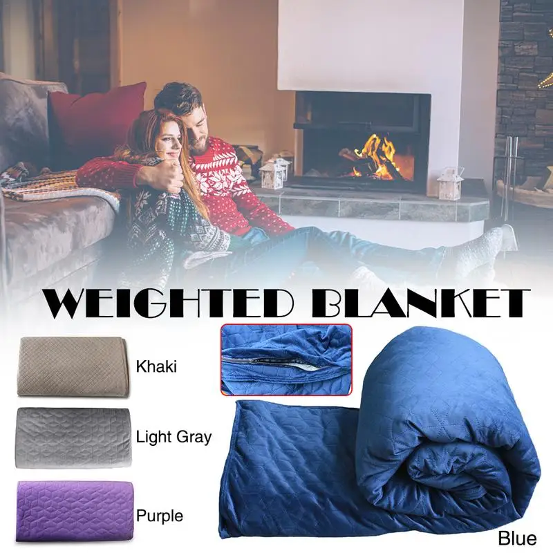 Weighted Blanket For Anxiety Premium Weighted Blanket And Removable