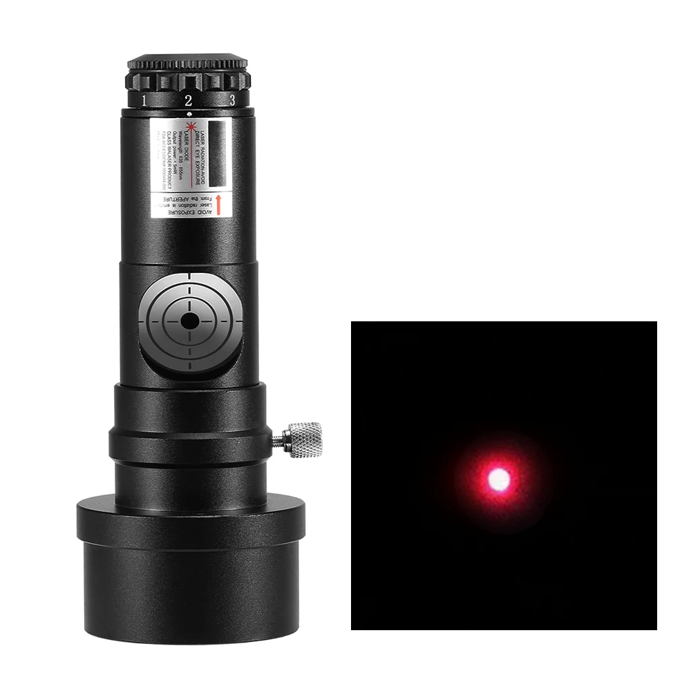 

1.25IN Telescope Collimator 2inch Adapter Reflector Telescope Laser 7 Brightness Level Astronomical Telescope Eye Lens Monocular