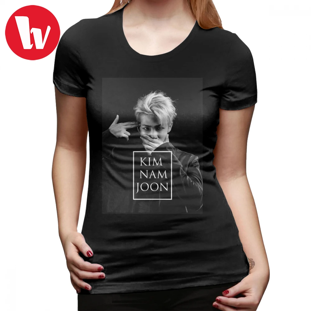

Namjoon T-Shirt Kim Namjoon T Shirt Graphic Short Sleeve Women tshirt Red O Neck Summer Plus Size Simple Ladies Tee Shirt