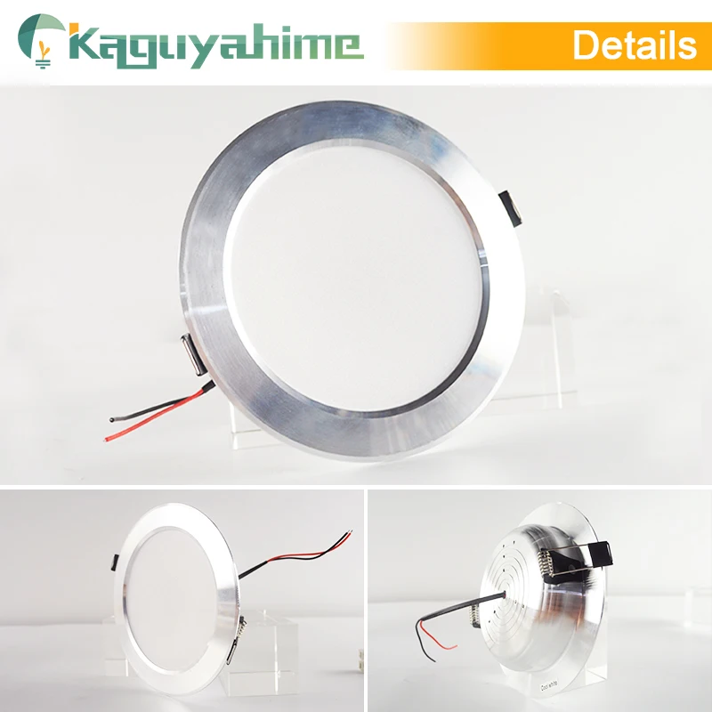 Kaguyahime светодиодный светильник 1pc / 4pcs 3W 5W 9W 15W 18W 220V круглые светодиодные лампы