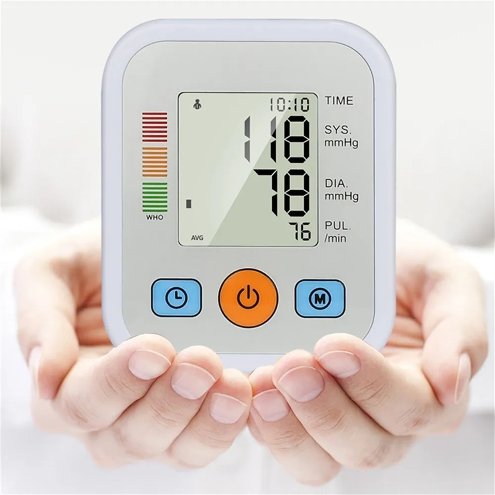 

Electronics Blood Pressure Instrument Household Arm Bind Type Accurate Measure Electronics Voice Broadcast Digital Display