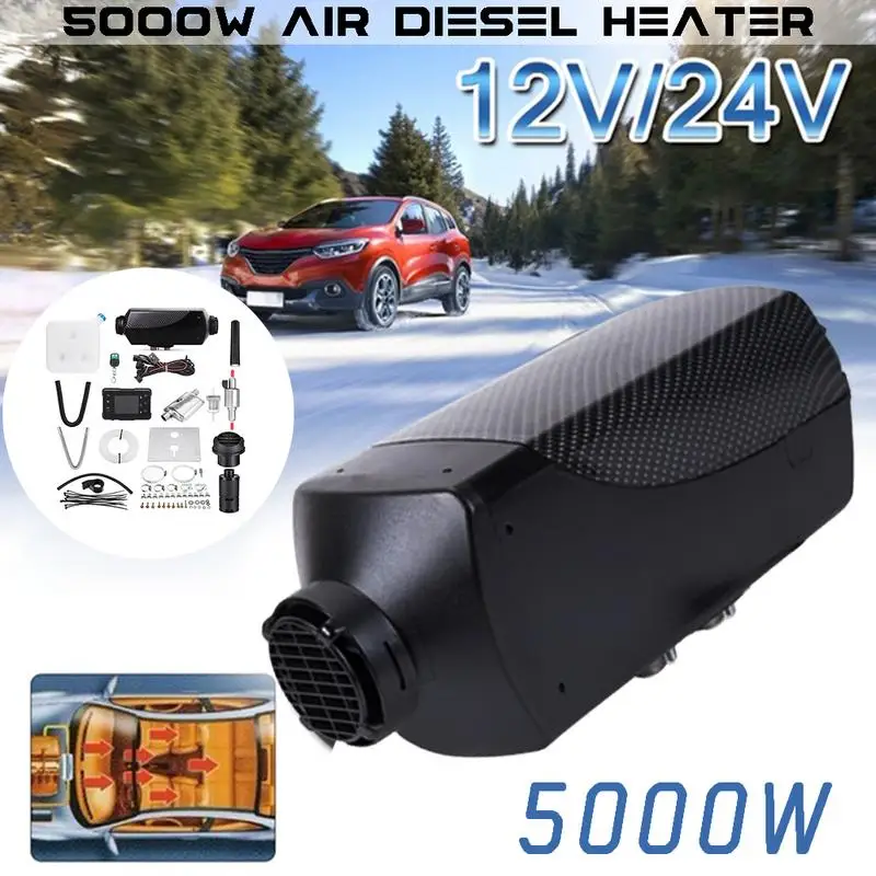 

5KW 12V Car Heater Air Diesels Heater Parking Heater With Remote Control LCD Monitor For RV Motorhome Trailer Trucks Boats