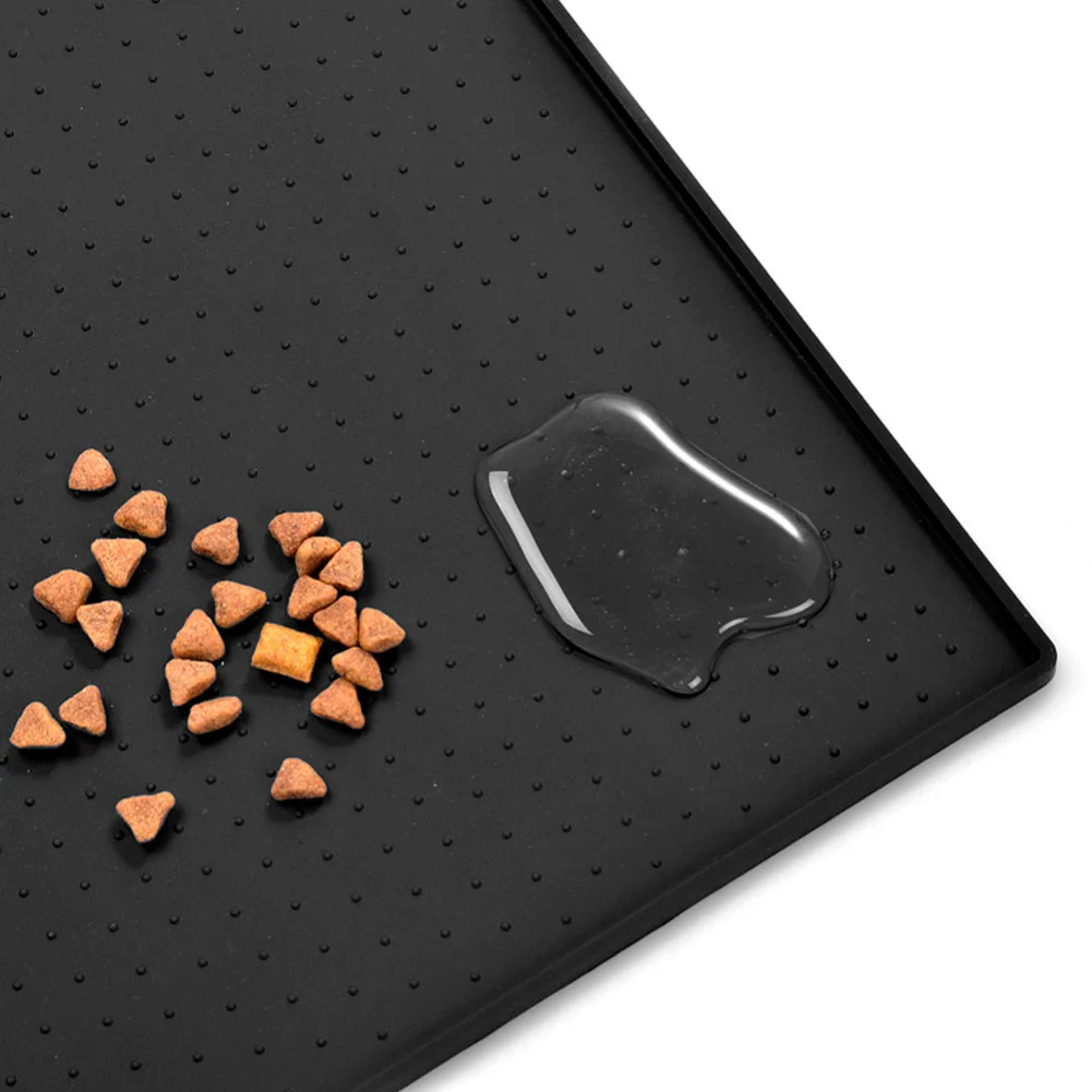 

Food Pad Silicone Placemat Anti-slip Drinking Dogs Cats Feeding Waterproof Bowl Pet Mat
