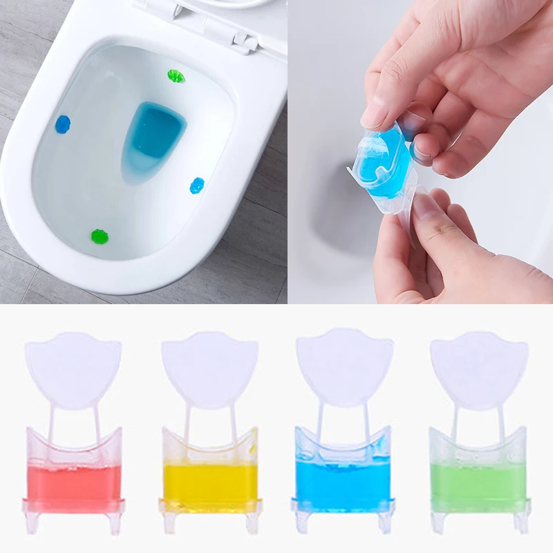 

Toilet Accessories Toilet Deodorant Toilet Fragrance Bean Random Color 1PC Toilet Flowering Deodorant Restroom Cleaner Bathroom