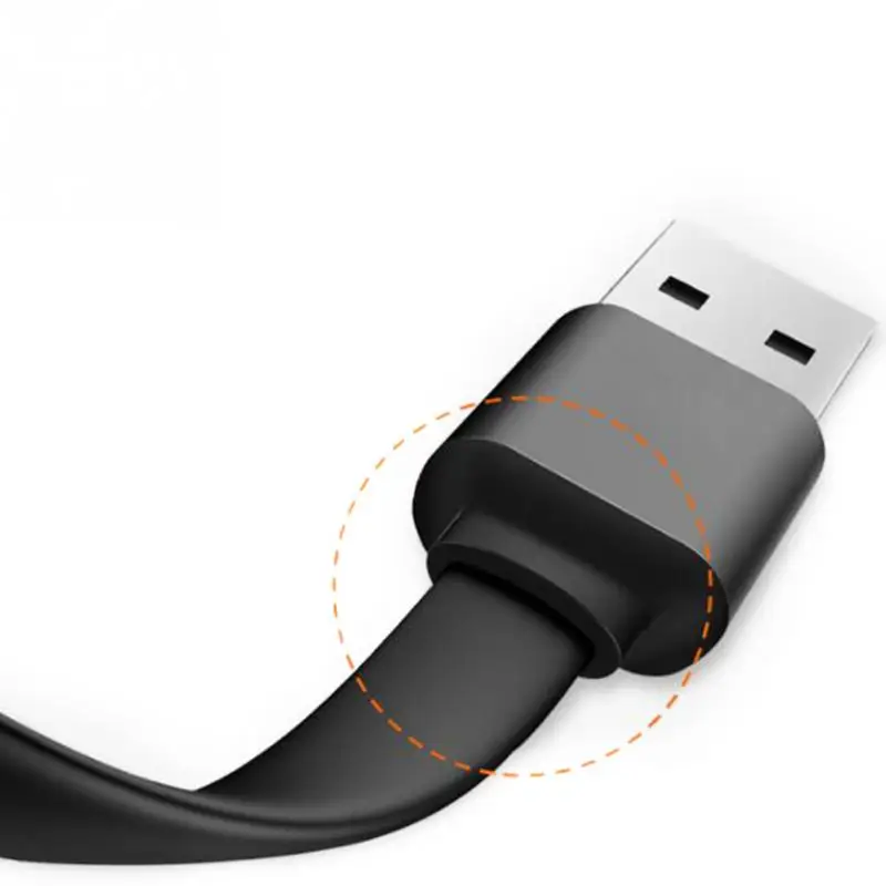 15 سنتيمتر Usb كابل بيانات ل الدخن سوار 3 النحاس النقي الأساسية الشظايا سوار الطاقة الحبل Usb كابل بيانات