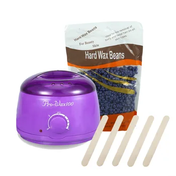 

Professional Wax Bean Heater Depilatory Spa Hair Removal Machine Epilator Strips for Depilation Pot + 300g Wax Beans Paraffin