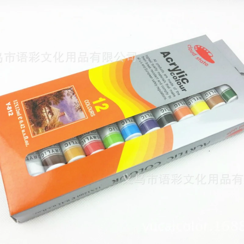 

Gouache, watercolor paint, oil painting, acrylic paint, 12 kinds of color /12ml, art painting set
