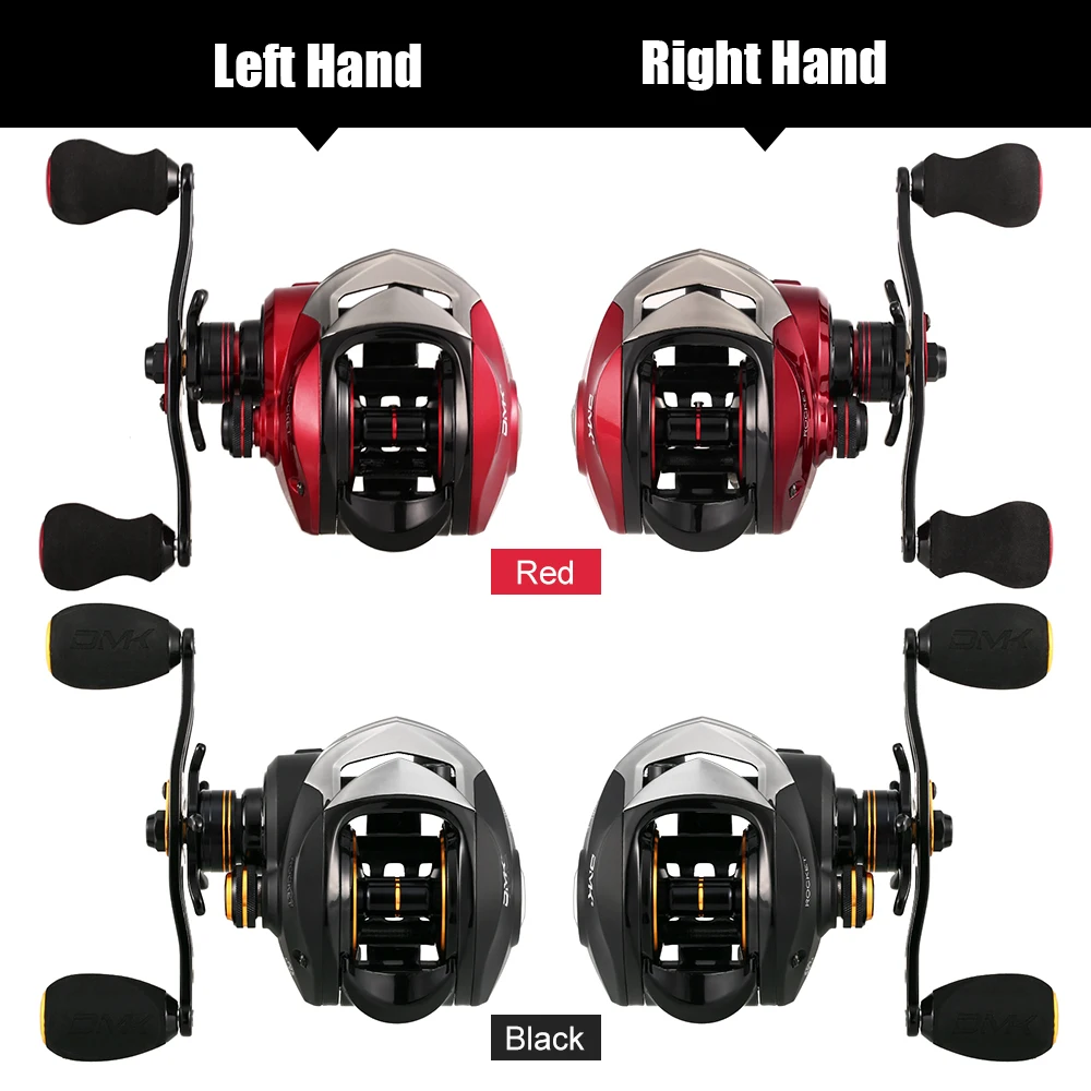 Fishing Reels 9+1 BB 6.3:1 High Speed Baitcasting Reel 8KG Max Drag Power Fishing Reel Carp Fishing Reel Tackle