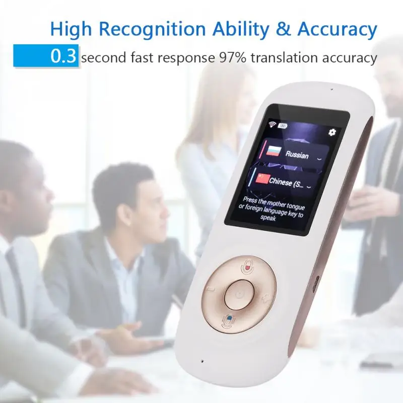 52 языков голосовой переводчик traductor de idiomas en tiempo real Wifi hotspot Smart двусторонний