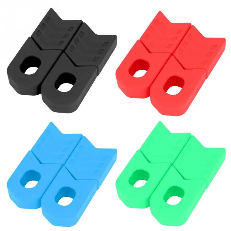 4Pc Bicycle Crank Cover Arm Sleeve Cycling Crankset Protect Chainwheel Protec/_kz