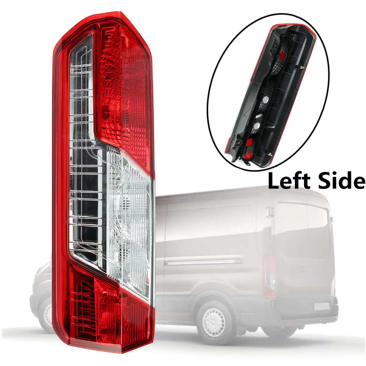 

Rear Tail Light Back Lamp Lens Left N/S For Ford Transit MK8 MKVIII 2014 Onward