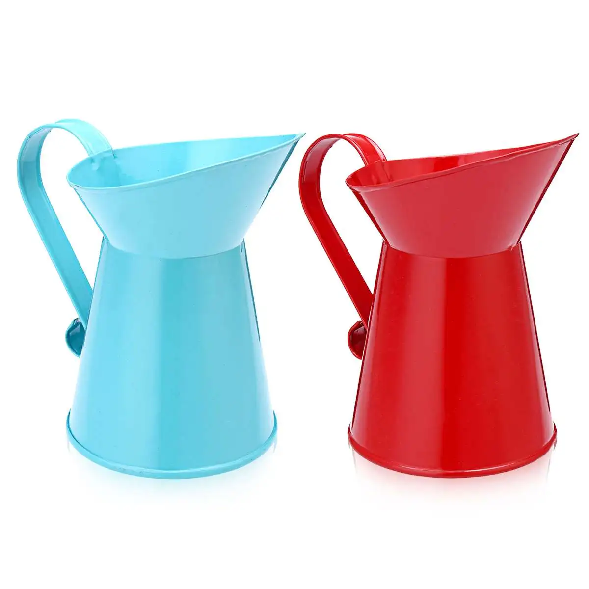 

2 Colors 5 Inch 12cm Vintage Flower Vase Pitcher Jug Holder Flowers Pot Planter Bucket Wedding Garden Patio Home Decoration