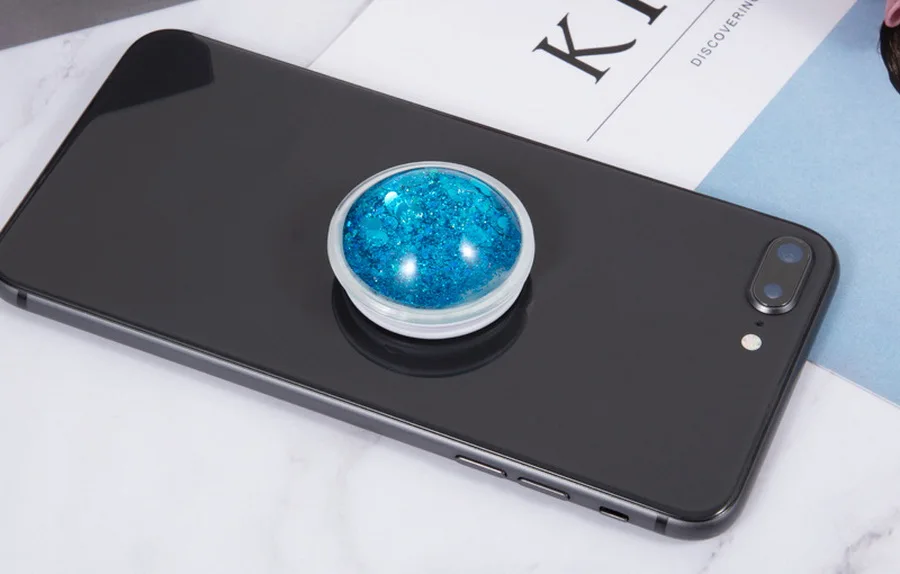 

200pcs Phone Holder Starry Sky Sands Popular ring Expanding Stand Finger bracket base finger top support mobile phone bracket
