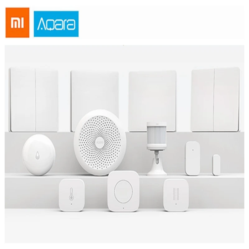 

Xiaomi Aqara Smart home kit Smart Light Bulb Door Window Temperature Humidity Water Human Motion Sensor Smart Gateway IP Camera