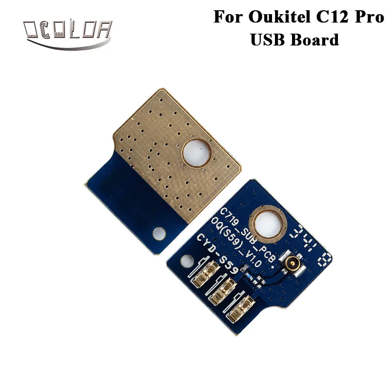 Ocolor для Oukitel C12 Pro USB плата с разъемом контроллера зарядки Ремонт Замена крепежной
